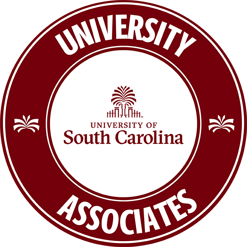 UofSC University Associates logo in garnet