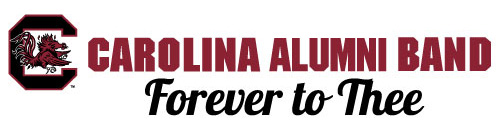 Carolina Alumni Band Association logo with subtitle 'Forever to Thee'